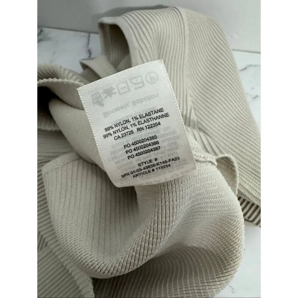 Aritzia Babaton Sculpt Knit Scoopneck Longsleeve M